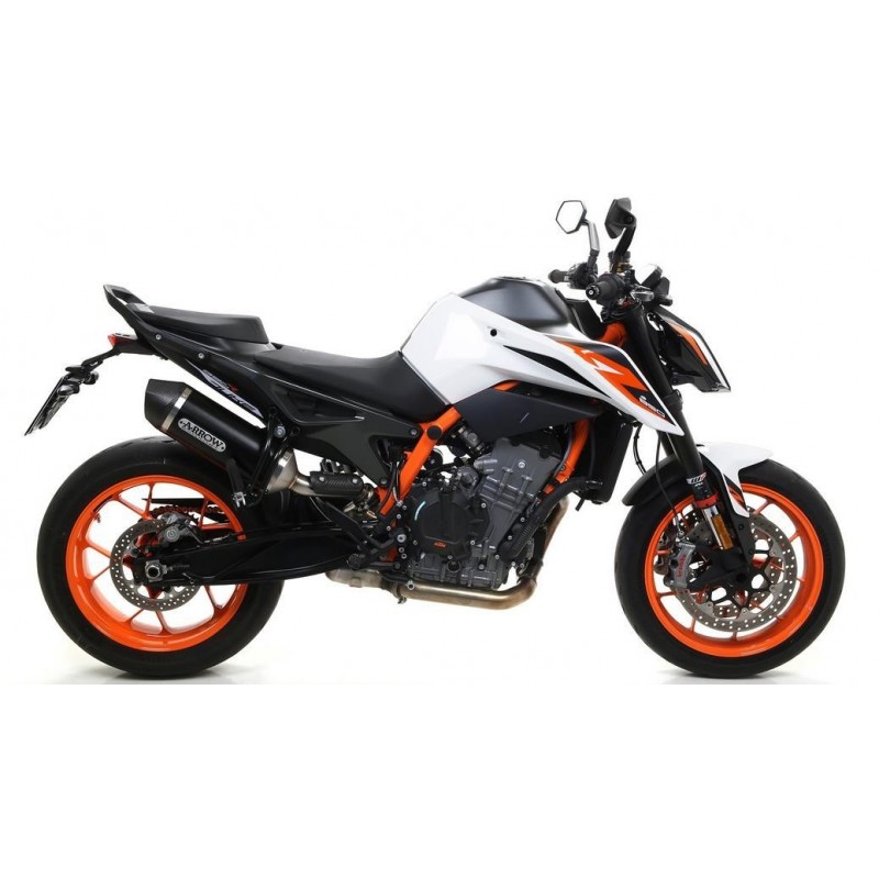 ARROW RACE-TECH EXHAUST KTM 890 DUKE R 2020, DARK ALUMINUM/CARBON, APPROVED