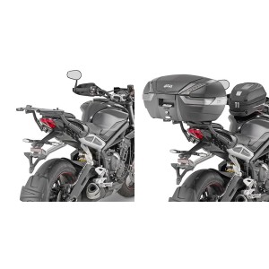 SPEZIFISCHER TOPCASE TRÄGER GIVI FÜR TOPCASE MONOKEY/MONOLOCK TRIUMPH STREET TRIPLE 765 RS 2020