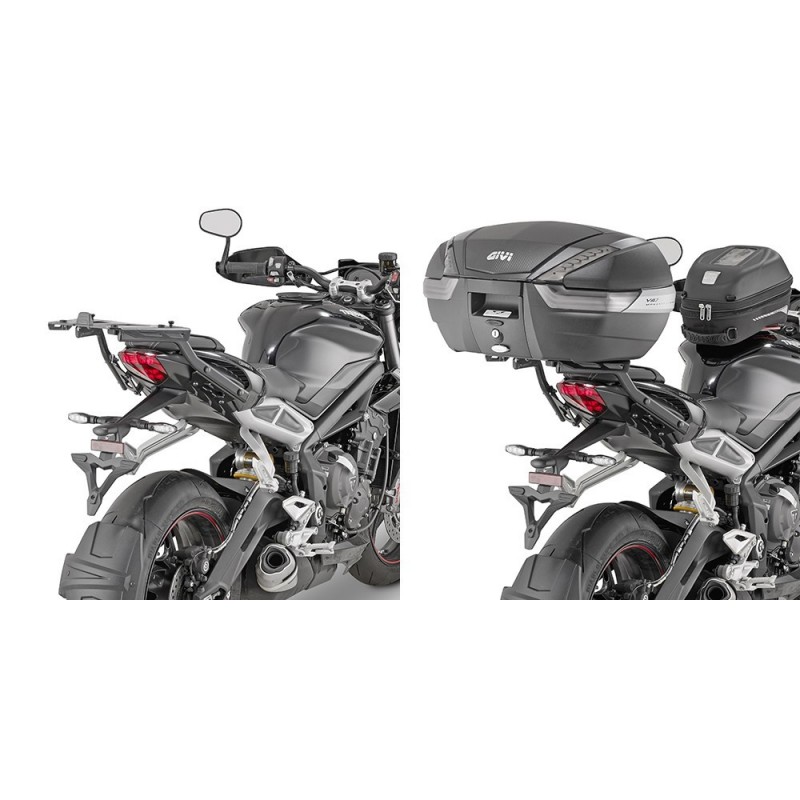 SPEZIFISCHER TOPCASE TRÄGER GIVI FÜR TOPCASE MONOKEY/MONOLOCK TRIUMPH STREET TRIPLE 765 RS 2020