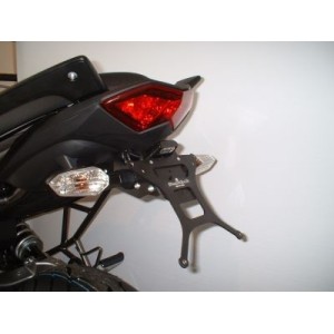 PORTAMATRÍCULA PARA KAWASAKI VERSYS 650 2010-2014, CON INCLINACIÓN AJUSTABLE