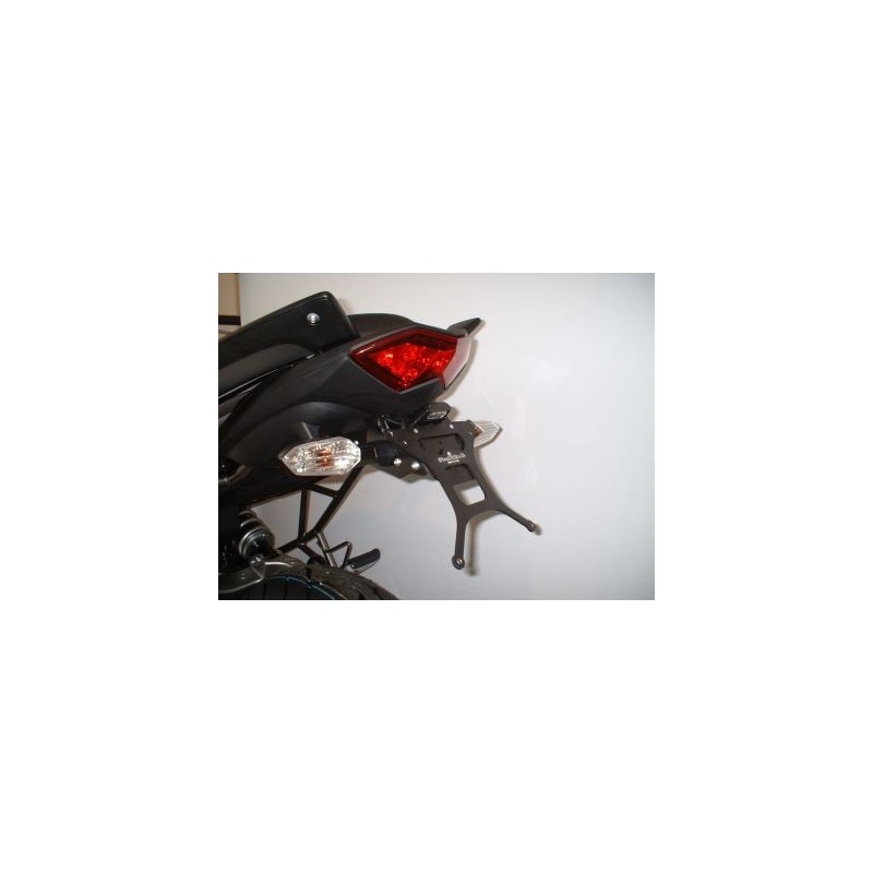 LICENSE PLATE SUPPORT KAWASAKI VERSYS 650 2010-2014, WITH ADJUSTABLE INCLINATION