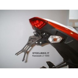 LICENSE PLATE SUPPORT KAWASAKI Z 1000 2010-2013, WITH ADJUSTABLE INCLINATION