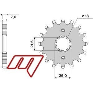 KIT CADENA YAMAHA TDM 850 1999-2001 CON CADENA DID (RELACIÓN ORIGINAL)