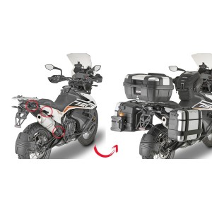 GIVI PL ONE-FIT MONOKEY SIDE-CASE HOLDER KTM 790 ADVENTURE R 2019-2020