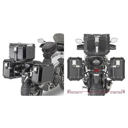 SPEZIFISCHER STAHLROHR-SEITENKOFFERTRÄGE GIVI PL ONE-FIT MONOKEY CAM-SIDE HONDA CB 500 X 2019-2020