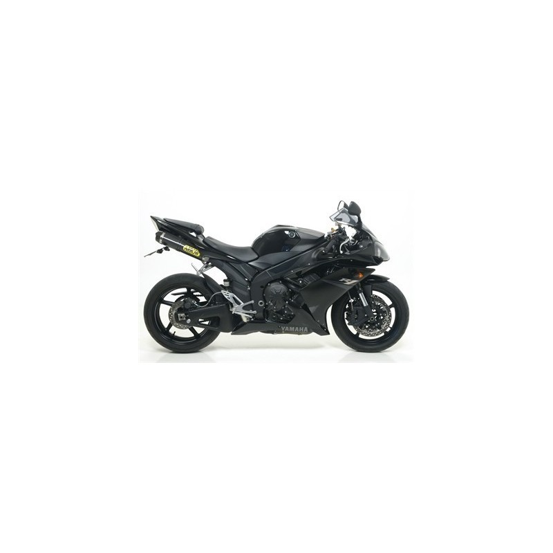 PAIR OF ARROW THUNDER EXHAUST YAMAHA R1 2007-2008, CARBON, DEKAT