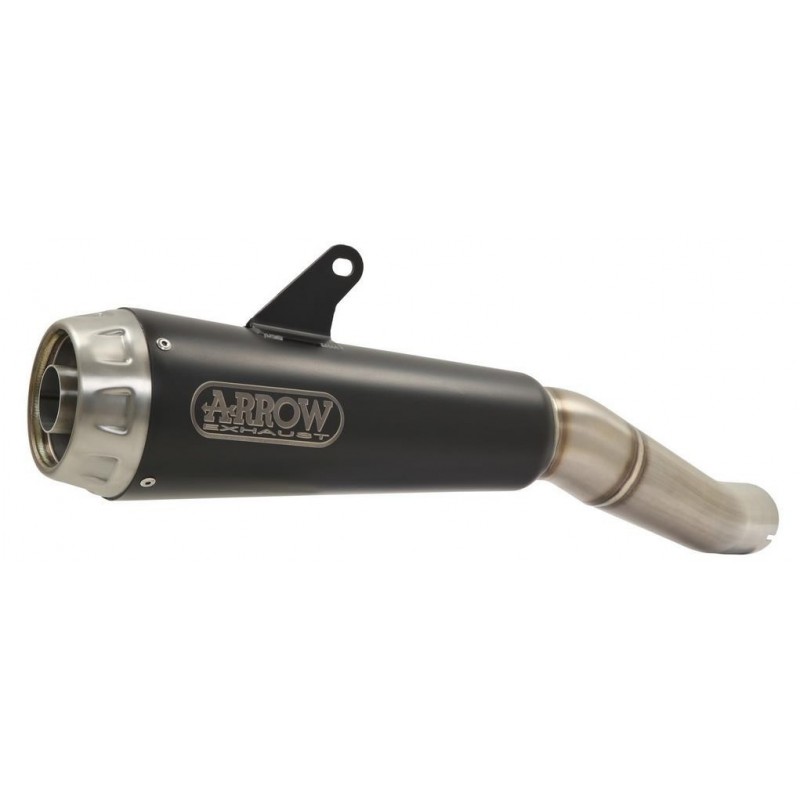 TERMINALE DI SCARICO ARROW PRO-RACE APRILIA TUONO V4 1100 FACTORY 2019-2020*, ACCIAIO DARK, RACING