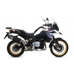 TERMINALE ARROW MAXI RACE-TECH BMW F 850 GS 2018-2020, ALLUMINIO DARK/CARBONIO, OMOLOGATO