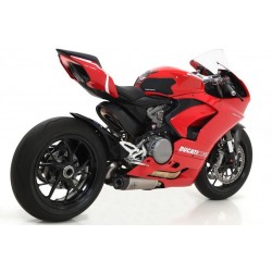 PAIR OF ARROW WORKS EXHAUST DUCATI PANIGALE V2 2020-2024, TITANIUM/CARBON, RACING