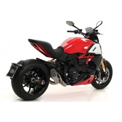 TERMINALE ARROW PRO-RACE DUCATI DIAVEL 1260 S 2019-2020, TITANIO, DEKAT