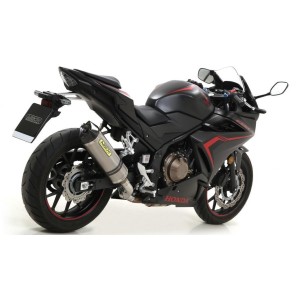 TERMINALE ARROW RACE-TECH HONDA CBR 500 R 2019-2020, TITANIO/CARBONIO, OMOLOGATO