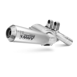 TERMINALE MIVV X-M1 BMW F 900 R 2020-2023, OMOLOGATO TITANIO