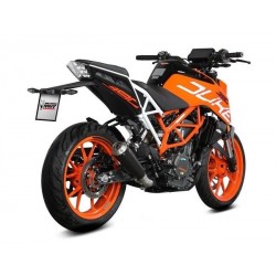 EXHAUST MIVV X-M1 FOR KTM 390 DUKE 2017-2020, APPROVED BLACK