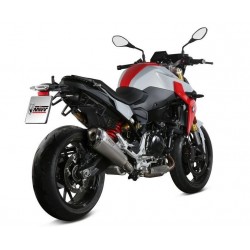 TERMINALE MIVV DELTA RACE BMW F 900 R 2020-2023, OMOLOGATO ACCIAIO/CARBONIO