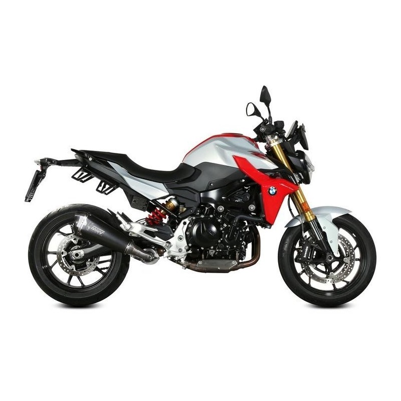 TERMINALE MIVV DELTA RACE BMW F 900 R 2020-2021, OMOLOGATO BLACK/CARBONIO