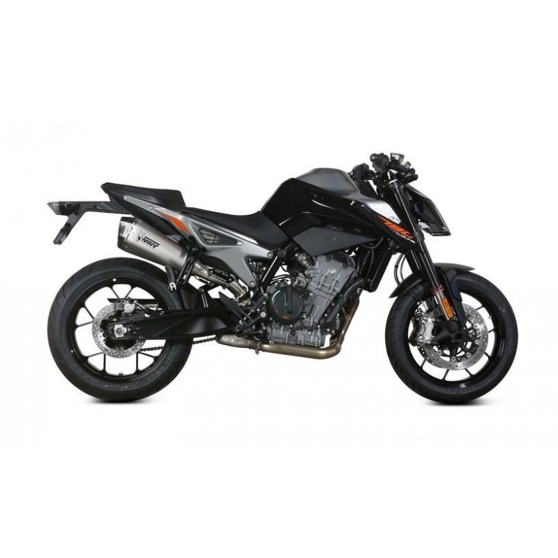 TERMINALE MIVV DELTA RACE KTM 890 DUKE R 2020, OMOLOGATO ACCIAIO/CARBONIO