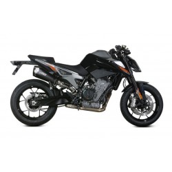 TERMINALE MIVV DELTA RACE KTM 890 DUKE R 2020, OMOLOGATO BLACK/CARBONIO