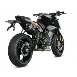 TERMINALE MIVV DELTA RACE KTM 890 DUKE R 2020, OMOLOGATO BLACK/CARBONIO