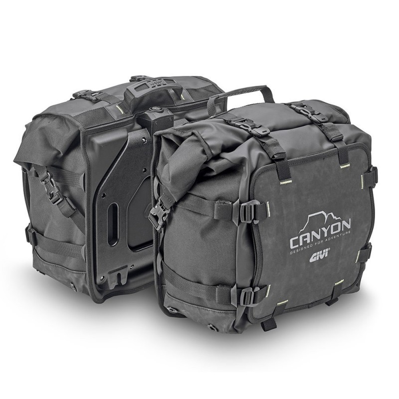 PAIR OF SIDE BAGS GIVI CANYON, 25 LITERS