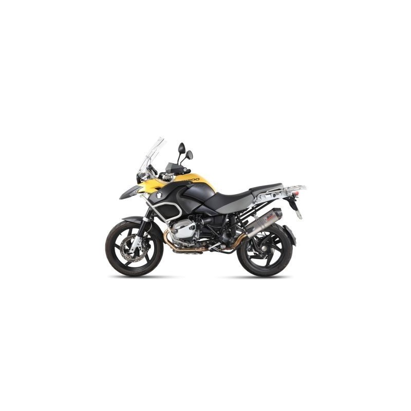 EXHAUST MIVV OVAL BMW R 1200 GS ADVENTURE 2010-2012*, APPROVED TITANIUM/CARBON