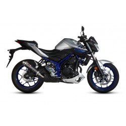 EXHAUST MIVV GP FOR YAMAHA MT-03 2016-2020, APPROVED CARBON