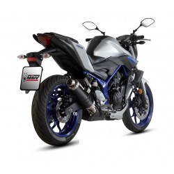 EXHAUST MIVV GP YAMAHA MT-03 2016-2020, APPROVED CARBON