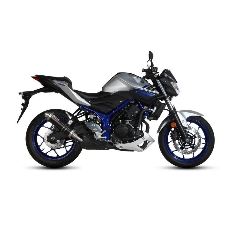 TERMINALE MIVV GP PRO YAMAHA MT-03 2016-2020, OMOLOGATO BLACK