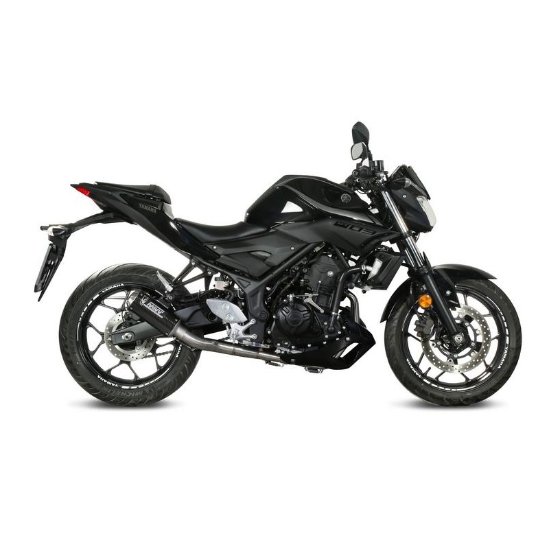 IMPIANTO DI SCARICO COMPLETO MIVV MK3 PER YAMAHA MT-03 2016-2020, NON OMOLOGATO CARBONIO