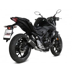 IMPIANTO DI SCARICO COMPLETO MIVV MK3 PER YAMAHA MT-03 2016-2020, NON OMOLOGATO CARBONIO