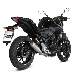 IMPIANTO DI SCARICO COMPLETO MIVV MK3 YAMAHA MT-03 2016-2020, NON OMOLOGATO ACCIAIO