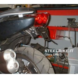 LICENSE PLATE SUPPORT GILERA GP 800, WITH ADJUSTABLE INCLINATION