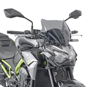 GIVI WINDSCREEN KAWASAKI Z 900 2020, RAUCHEN, MIT MONTAGESATZ