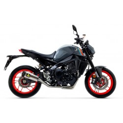 IMPIANTO DI SCARICO COMPLETO BASSO ARROW WORKS YAMAHA MT-09 2021-2022, TITANIO/CARBONIO, DEKAT