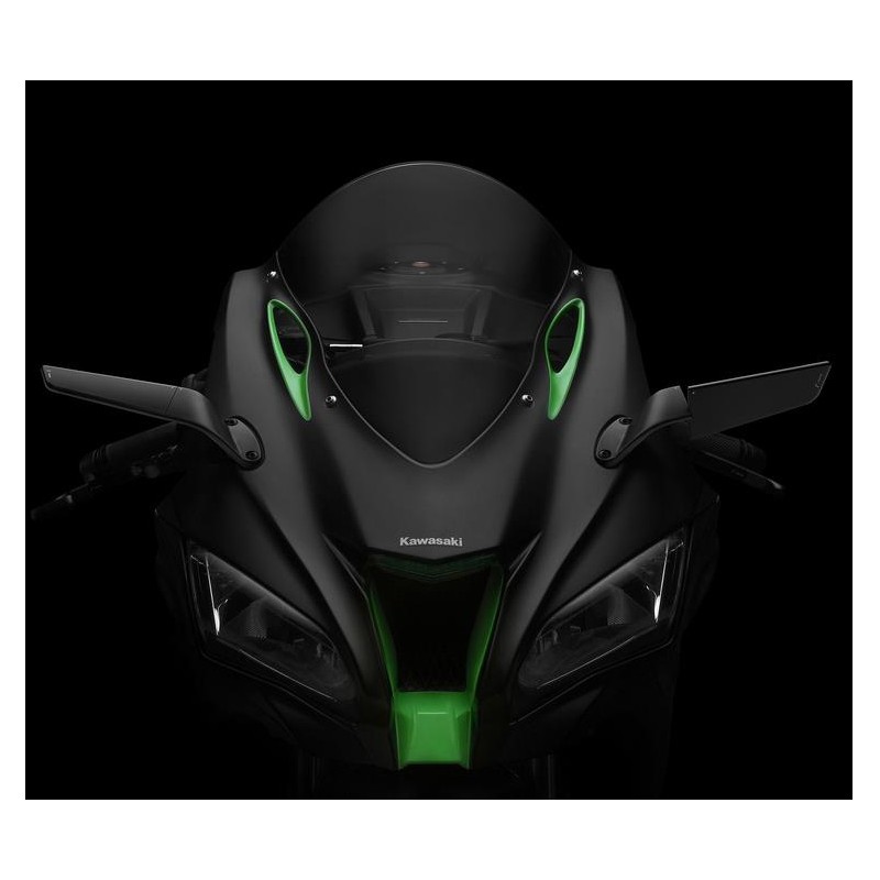 COPPIA SPECCHIETTI RETROVISORI RIZOMA STEALTH KAWASAKI ZX-10R 2019-2020*, NERO