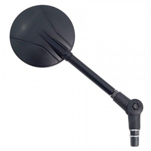 COPPIA SPECCHIETTI RETROVISORI FAR FLEXI RICHIUDIBILE, NERO, OMOLOGATI