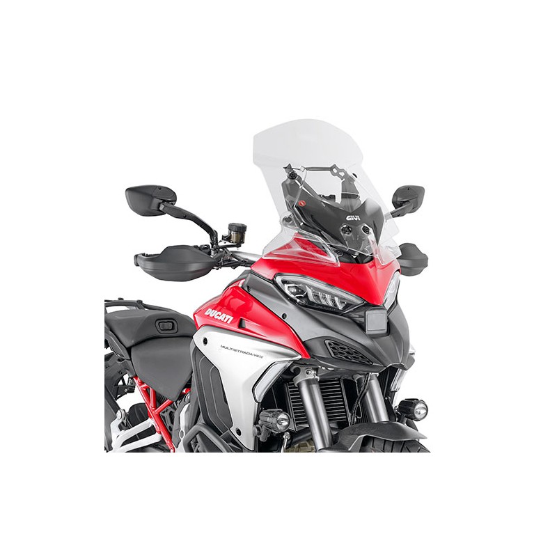 CUPOLINO GIVI TOURING DUCATI MULTISTRADA V4 S SPORT 2021-2023, TRASPARENTE