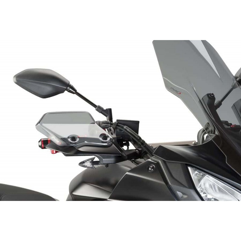 EXTENSIÓN PUIG PARA GUARDAMANOS ORIGINALES YAMAHA TRACER 700 2016-2019, AHUMADO CLARO