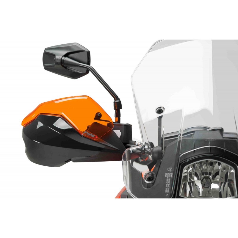 EXTENSIÓN PUIG PARA GUARDAMANOS ORIGINALES KTM 1050 ADVENTURE 2015-2016, NARANJA