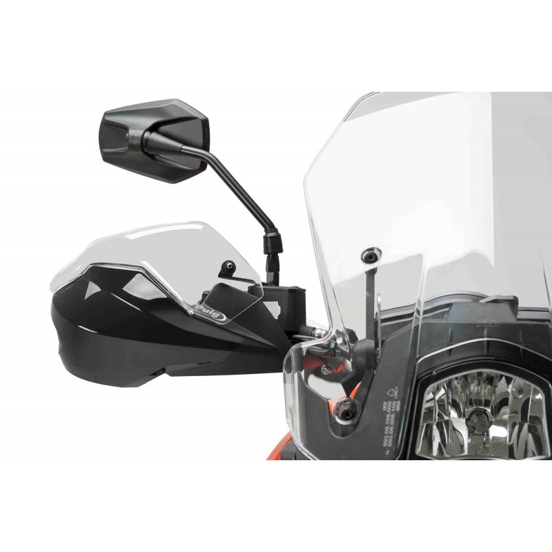 EXTENSIÓN PUIG PARA GUARDAMANOS ORIGINALES KTM 1190 ADVENTURE 2013-2016, TRANSPARENTE