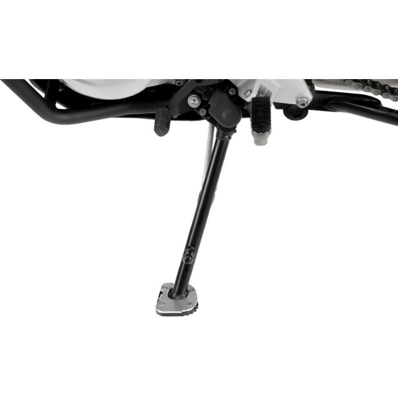 BASE CON SUPERFICIE MAGGIORATA PUIG PER CAVALLETTO BMW F 800 GS 2008-2012, NERO