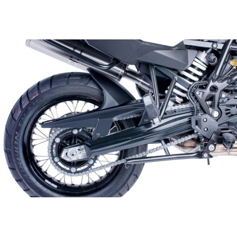 PARAFANGO POSTERIORE PUIG BMW F 800 GS ADVENTURE 2013-2018, NERO OPACO