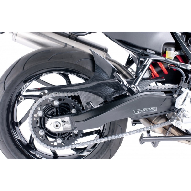 PARAFANGO POSTERIORE PUIG BMW F 800 R 2009-2014, CARBON LOOK