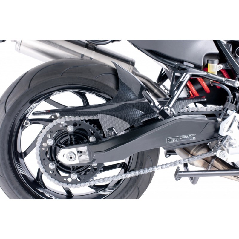 PARAFANGO POSTERIORE PUIG BMW F 800 R 2015-2019, CARBON LOOK