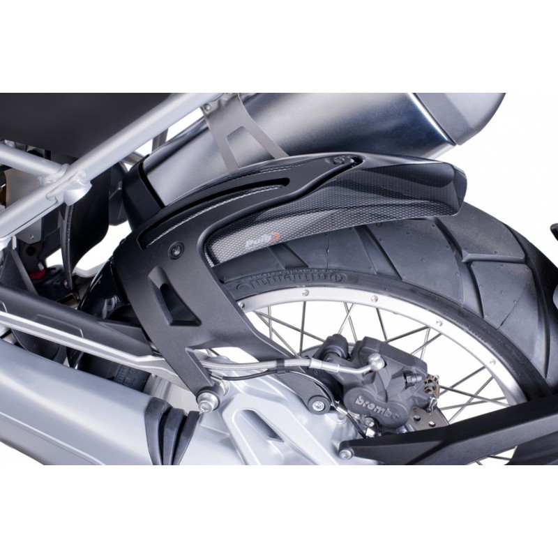 GUARDABARROS TRASERO PUIG BMW R 1200 GS RALLYE 2017-2018, CARBON LOOK