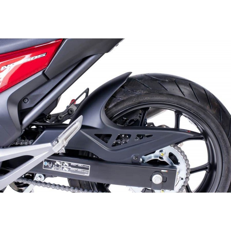 GUARDABARROS TRASERO PUIG HONDA NC 700 X 2012-2013, NEGRO MATE