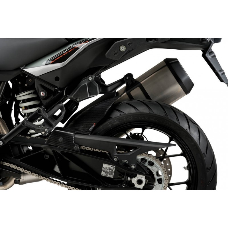 GUARDABARROS TRASERO PUIG KTM 1290 SUPER ADVENTURE S 2017-2020, CARBON LOOK