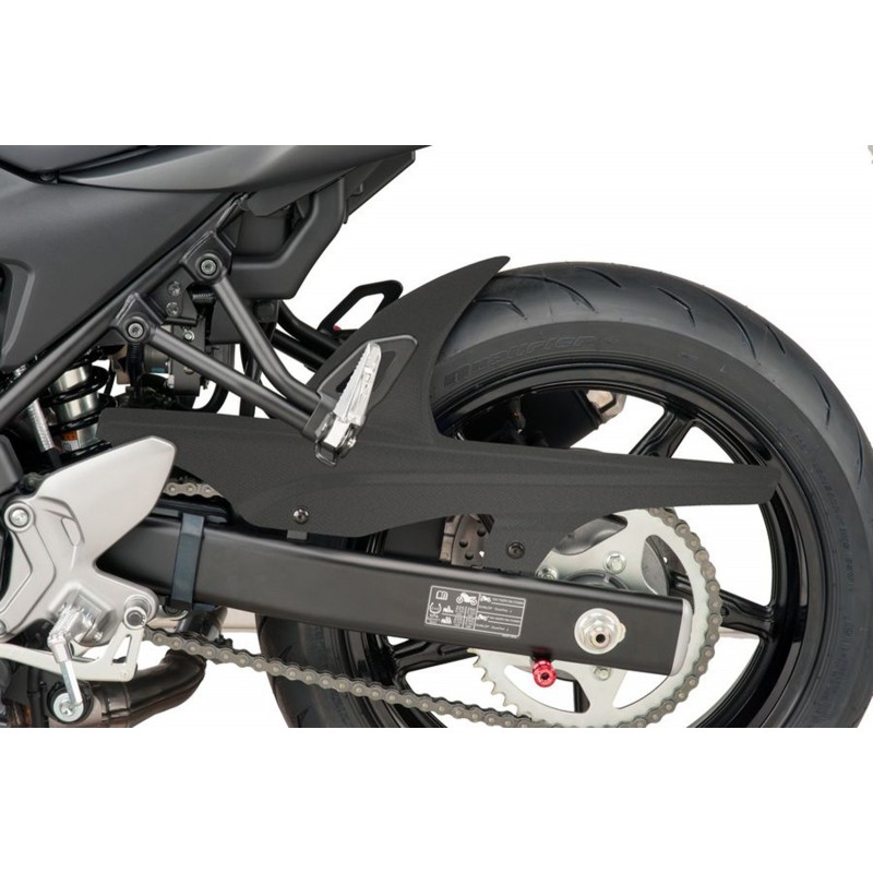PARAFANGO POSTERIORE PUIG SUZUKI GLADIUS 650 2009-2016, NERO OPACO