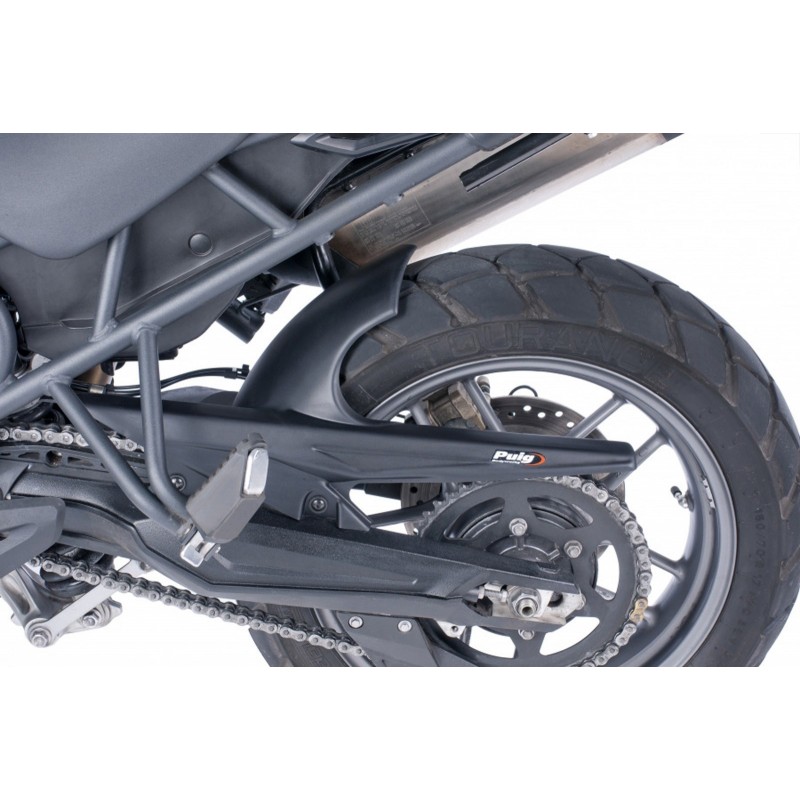 PARAFANGO POSTERIORE PUIG TRIUMPH TIGER 800 XC 2018-2020, NERO OPACO