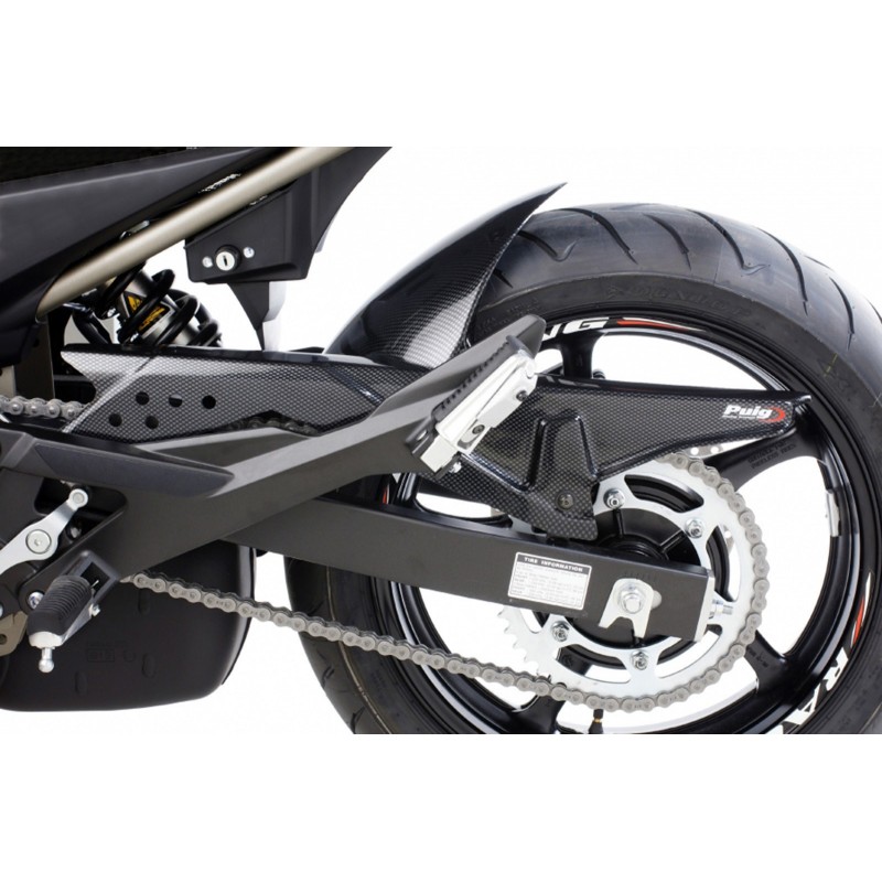 PARAFANGO POSTERIORE PUIG YAMAHA XJ6 DIVERSION 2009-2012, CARBON LOOK