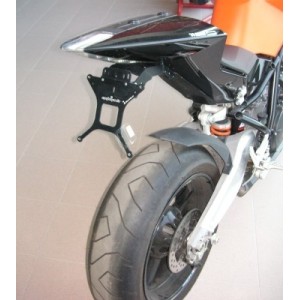 LICENSE PLATE SUPPORT KTM RC8 1190 2008-2013, WITH ADJUSTABLE INCLINATION